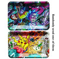 Metal Rolling Tray Durable Art Scroll Tray New (Random)