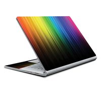 MightySkins Skin Compatible with Microsoft Surface Book 2 13" (2017) - Rainbow Streaks | Protective, Durable, and Unique Vinyl Decal wrap Cover | Easy to Apply, Remove | Made in The USA