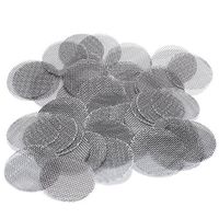 25 Beamer Premium Stainless Steel Screens. for Tobacco Pipes 0.750 (3/4th) Inch Size + Limited Edition Beamer Smoke Sticker…