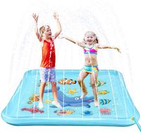 EpochAir Splash Play Mat Sprinkler for Kids,67" Inflatable Outdoor Water Toys Summer Fun Game,Perfect Swimming Pool Toy for Babies and Toddlers
