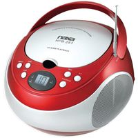 NAXA NPB251RD Portable CD Players with AM/FM Radio (Red) consumer electronics