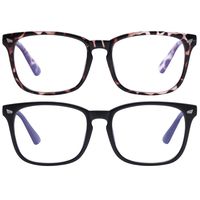 Blue Light Blocking Glasses Square Nerd Eyeglasses Frame Anti Blue Ray Computer Glasses Non Prescription