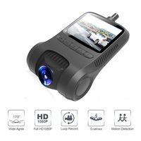 YUZES Dashboard Camera,2 Inch LCD Full HD 1080P Dash Cam,170 Degree Wide Angle, Parking Monitor,Loop Recorder, G-Sensor, WDR, Perfect for Android and iOS APP