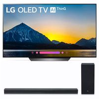 LG Electronics OLED55B8PUA 55-Inch 4K Ultra HD Smart OLED TV (2018 Model) Bundle with LG SK6Y 2.1 ch High Res Audio Sound Bar with DTS Virtual:X Sound (2018)