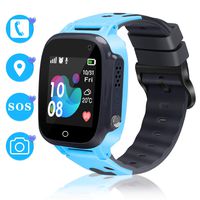 Smart Watch for Kids Smartwatch Phone GPS Watch for Kids Waterproof Watch with SOS Camera Alarm Clock Security Zone Voice Chat Tracker Watch for Kids with Phone Birthday Gifts for Girls Boys Watch Age