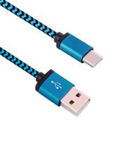 Buedvo 95cm USB-C 3.1 Type C Male to USB 2.0 A Male Data Cable for Oneplus 2 Nexus 6P/5X (Blue)