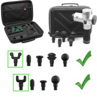 Upgrade Carrying Case for Hyperice Hypervolt, 2019 New Protective Travel Storage Bag for Hyperice Hypervolt Massage Gun with 5 Head Attachments