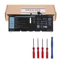 SWEALEER DXGH8 Laptop Battery Compatible with Dell XPS 13 9370 2018 P82G001 XPS 13-9370-7002SLV 13-9370-D1605G 13-9370-D1705G XPS 13 9380 2019 Series Notebook H754V 0H754V [52Wh DXGH8]