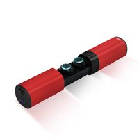Wireless Earbuds, Bluetooth Headphones in-Ear Sports Earphones Deep Bass Stereo Sound Waterproof Headset Built-in Microphone for iPhone Apple Phones with 1200mAh Power Bank Charging Case (Red)