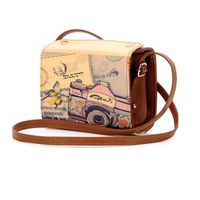 Willtoo Leather Camera Case Bag Holder For Fujifilm Instax Mini 7s Mini 8 Mini 25 (Brown)