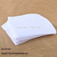 100pcs 170g 15x18cm White glasses Lens Eyeglasses eyewear microfiber cleaning cloth Custom glasses cleaning available