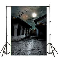 Goodtrade8 Clearance Photography Background- 3x5FT Pumpkin Halloween Decorations Backdrops Vinyl Lantern Lightweight Background Party Scene Design,150x90cm (Multicolor E)