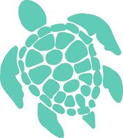 Sea Turtle Vinyl Decal - 8 Inches - For Cars, Trucks, Windows, Laptops, Tablets - High Quality, Outdoor-Grade 2.5mil Thick Vinyl - Mint