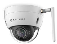 Amcrest ProHD Fixed Outdoor 3-Megapixel (2304 x 1296P) Wi-Fi Vandal Dome IP Security Camera - IP67 Weatherproof, IK10 Vandal-Proof, 3MP (1080P/1296P), IP3M-956W (White)
