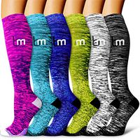 Copper Compression Socks Women and Men-Best for Running,Athletic,Varicose Veins,Nursing,Hiking,Recovery & Flight Socks