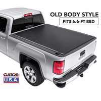 Gator ETX Soft Roll Up Truck Bed Tonneau Cover | 53110 | fits 14-18, 2019 GMC Sierra Limited/Chevy Silverado 1500 Legacy , 6.6' Bed | Made in the USA