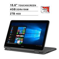 Dell 2019 Inspiron 11 3000 Premium 11.6 Inch HD 2-in-1 Touchscreen Laptop (AMD A9-9420e 2.6GHz, 4GB RAM, 2TB HDD, Bluetooth, Windows 10) (Renewed)