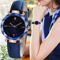 ONERIOME Fashion Round Quartz Wrist Watch with Slim Leather Strap 37mm Watches Simple Quartz Wristwatch for Women