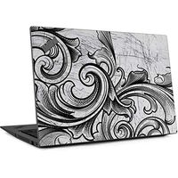 Skinit Decal Laptop Skin for Thinkpad X1 Carbon (6th Gen 2018) - Originally Designed White Flourish Design