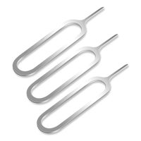 Sim Card Removal Tool Tray Eject Pin Ejector [ Pack of 100 ] VOENXEE Needle Pin Key Remover for iPhone 11 Pro XS MAX, iPad, iPod, Samsung Galaxy S10 S9 S8 S11, HTC, Sony, Huawei, and All Smartphones