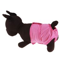 Axchongery Diapers,Female Dog Physiological Pant Small Pet Solid in Season Panty (Pink, S)