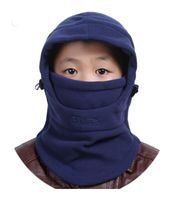 ZZLAY Children's Balaclavas Hat Thick Thermal Windproof Ski Cycling Face Mask Caps Hood Cover Adjustable Cap