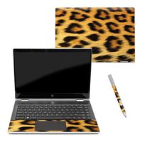 MightySkins Skin Compatible with HP Pavilion x360 14" (2018) - Cheetah | Protective, Durable, and Unique Vinyl Decal wrap Cover | Easy to Apply, Remove, and Change Styles | Made in The USA