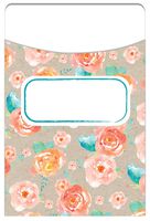 Eureka Confetti Splash Floral Toss Library Pockets (866402)