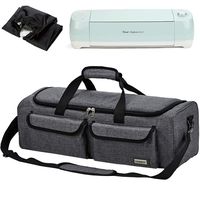 HOMEST Carrying Case Compatible with Cricut Explore Air 2, Cricut Maker, Silhouette CAMEO3, Grey (Patent Design)