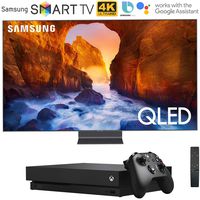 Samsung QN75Q90RA 75" Q90 QLED Smart 4K UHD TV (2019 Model) with Microsoft Xbox One X 1TB Console