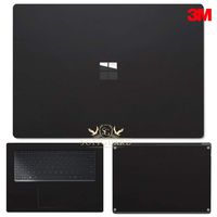 SopiGuard Skin for Microsoft Surface Laptop 3 (15") Precision Cut Full Body Sticker Vinyl Wrap (3M Matte Black)