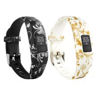 T-BLUER Compatible with Garmin Vivofit 3/JR Case Bands,Silicone Colorful Wristband Strap Replacement for Garmin Vivofit 3/Vivofit JR Watch Band,No Tracker Included