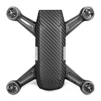 GBSELL Luxury Carbon Fiber Skin Wrap Waterproof Stickers For DJI SPARK Accessories (Black)