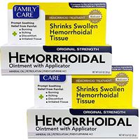 Family Care Hemorrhoidal Ointment with Applicator (2 Pack)