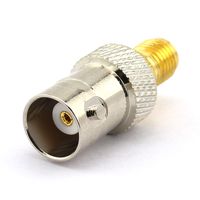 DGZZI 2-Pack BNC Female to SMA Female RF Coaxial Adapter BNC to SMA Coax Jack Connector