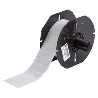 Brady B33-155-492 Label, zerbondz II Polyester, 0.600" H x 1.625" W, White, 1500/Roll(Pack of 1500)