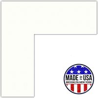 10x27 Polar White / Porcelain Custom Mat for Picture Frame with 6x23 opening size (Mat Only, Frame NOT Included)