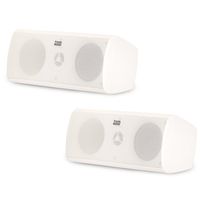 Acoustic Audio AA35CW Indoor 3 Way Speaker Pair 800 Watts White Bookshelf AA35CW-PR