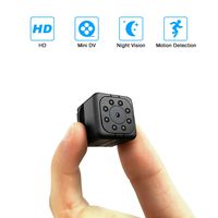 YAOAWE Spy Mini Camera HD 1080P Small Portable Wireless Home Security Surveillance Camera Nanny Cam Night Vision/Motion Detection Hidden Video Recorder Outdoor/Indoor Smallest Spy Cam