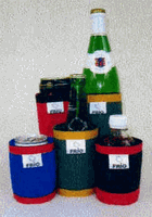 Frio-DRINK COOLER-Green w/Gold Trim