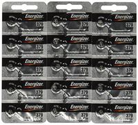 15 Energizer 379 Button Cell Silver Oxide Sr521sw Watch Battery (3 Packs of 5 Batteries)