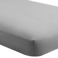 Bare Home Fitted Bottom Sheet California King - Premium 1800 Ultra-Soft Wrinkle Resistant Microfiber - Hypoallergenic - Deep Pocket (Cal King, Light Grey)