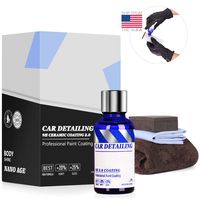 9H Ceramic Coating Pro 2.0, High Gloss Super Hydrophobicity Anti Scratch Easy to Use Shine as Mirror Paint Protection Car Kit Last for 18 Months Nano Ceramic Coating with Gloves Sealant Coating 30ML