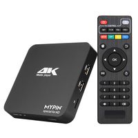 4K Ultra-HD Digital Media Player HDMI/AV Out PPT MKV AVI for HDTV with Remote Control Support USB Drives and SD Cards
