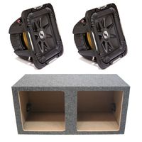 Kicker 11S10L74 Solobaric L7 Subwoofer Dual 10" Sealed Sub Enclosure Box New