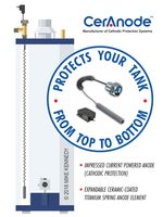 CerAnode Powered Anode Rod Expandable for Water Heater (20-100 gal tank) - No More Rotten Egg Smell!