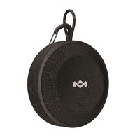 House of Marley, No Bounds Outdoor Speaker 10-Hour Battery, Water & Dust-Proof , IP67, Buoyant, Carabiner, Quick Charge, Charging Cable, Aux-In, Wireless Dual Speaker Pairing, Speaker phone Black