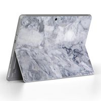 igsticker Ultra Thin Premium Protective Back Stickers Skins Universal Tablet Decal Cover for Microsoft Surface Go (2018) 013271 Gray　Marble　Pattern