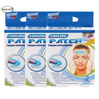 Instant Aid- Cooling Patch (2 Pads in 1 Pack) (Pack of 3) by Purest