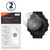 Suunto Traverse Alpha Screen Protector, BoxWave [ClearTouch Anti-Glare (2-Pack)] Anti-Fingerprint Matte Film Skin for Suunto Ambit2 R | Traverse Alpha